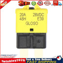 DC32V Manual Reset ATC Circuit Breaker Blade Fuse for Car Boat(20A Yellow) Newly