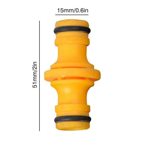 1x Hose Joiner Connector For Putting 2 Garden Pipes Together Hoses D8M1 E6B4
