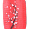 Plum Long Cloth Lampion Blossom Sushi Restaurant Hanging Lantern Lamp (Red)