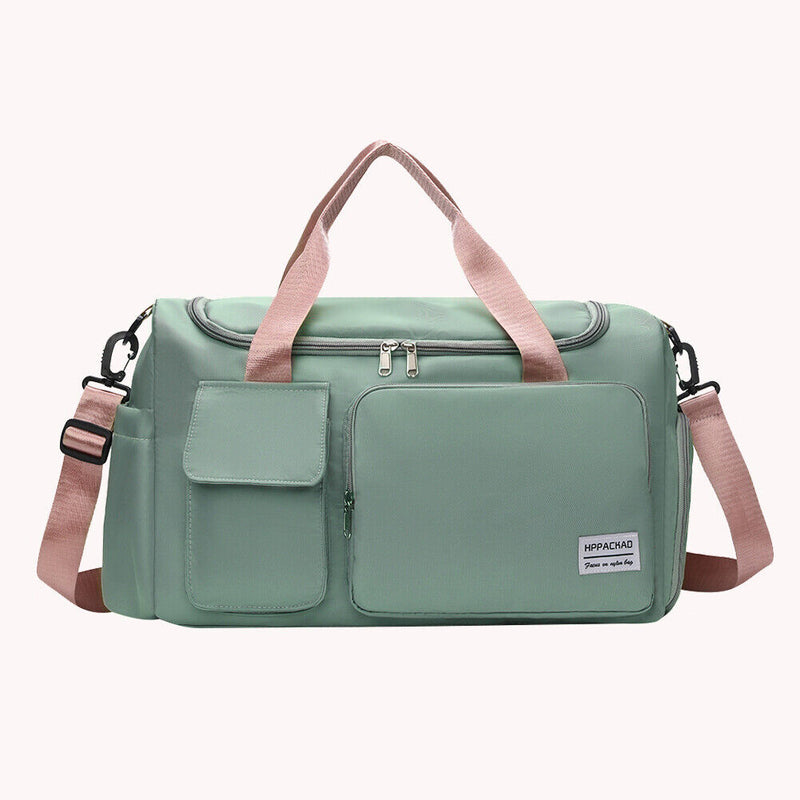 Outdoor Oxford Sports Gym Bag Women Big Capacity Fitness Travel Shoulder Handbag