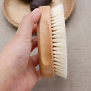 Newborn Baby Shampoo Bath Artifact To Remove Dandruff Soft Wool Brush