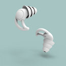 Silicone Ear Plugs Sound Insulation Anti Noise Sleeping Earplugs (White) Newly