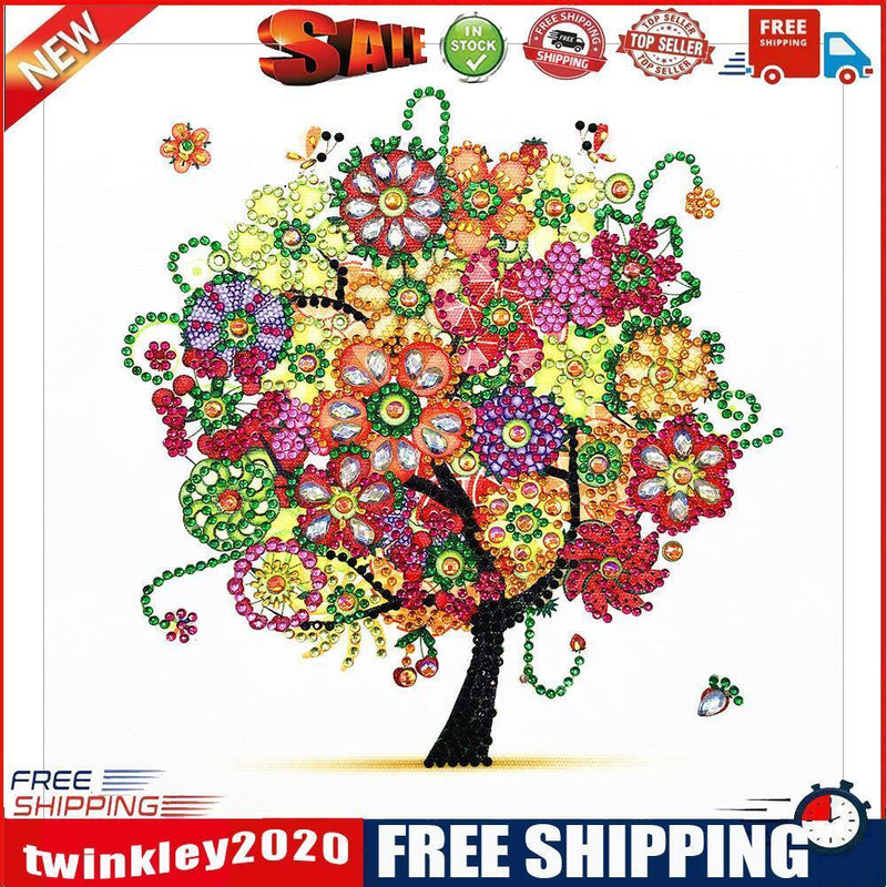 5D DIY Special Shaped Diamond Painting Tree Cross Stitch Mosaic Craft Kits
