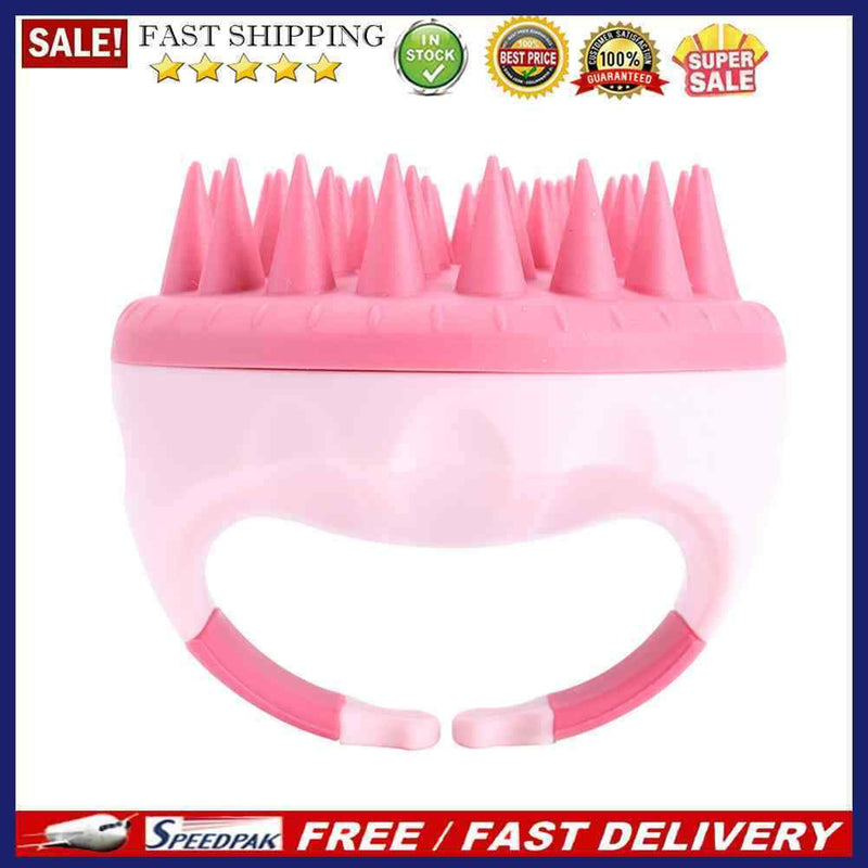 Mini Silicone Scalp Head Body Massager Comb Handheld Hair Brush for Women Pet