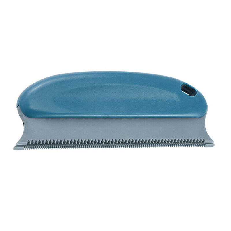 Dog Cat Pet Hair Remover Manual Cleaning Brush for Carpet Beds (Dark Blue) Newly