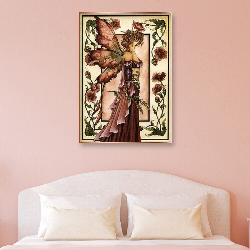 Special Shaped Butterfly Fairy 5D DIY Diamond Painting Part Drill Home Art