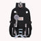#A Casual Backpack Large-capacity School Backpacks Pompom Zipper for Outdoor S