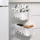 Retractable Drawer Rack Kitchen Hanging Multifunctional Seasoning Pull Out Shelf