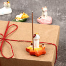 Cartoon Cat Home Decoration Ceramic Incense Burners Incense Plug Incense Holder