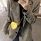 Love Heart Crossbody Handbag Women Kids Leather Small Shoulder Bag (Yellow)