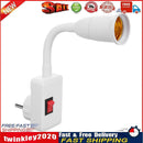 E27-E27 Rotating Lamp Base Flexible Extension Adapter LED Holder (EU) Newly