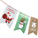 Christmas Decorative Hanging Flag Banner Home Party Ornament (Pattern 2)