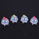 4pcs Round Ice Balls Maker Tray for Large Sphere Molds Cube Whiskey (S)