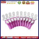10pcs Pro Hair Clips Salon  Hair Sectioning Clamps Plastic Crocodile Hairpi