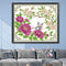 Partial Embroidery Flower Butterfly 14CT Printed Cross Stitch Cotton Kit Decor