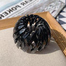 Lazy Ponytail Hairpin Fashion Hairstyle Bird Nest Hair Clip (Black) Newly