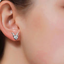 2pcs Women Temperament Ear Stud DIY Xmas Earrings Daily Party Ear Stud Eardro