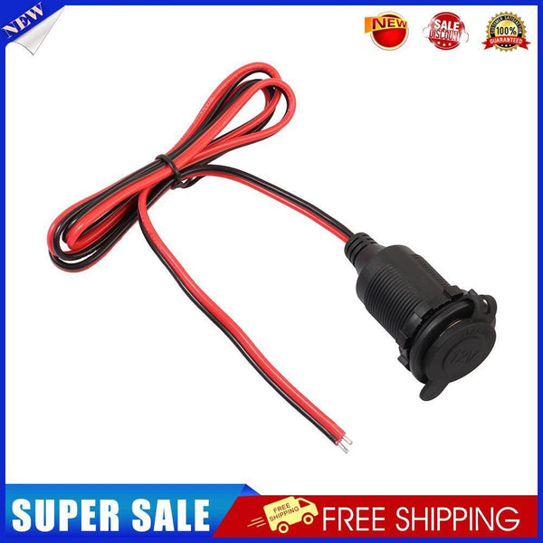 12/24V DC Female Car Cigar Cigarette Lighter Socket Plug Connector Adapter