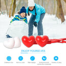 Beach Sand Ball Mold for Snowball Fight Outdoor Heart Shaped Snowball Clip