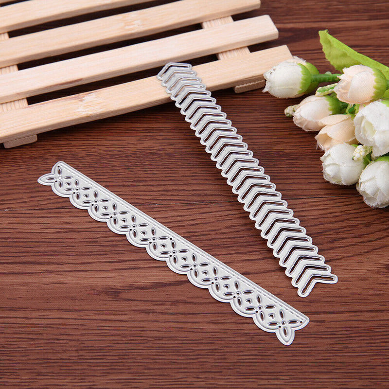 snowvirtuos 2pc lace decorations cutting tools stencils scrapbook embossing