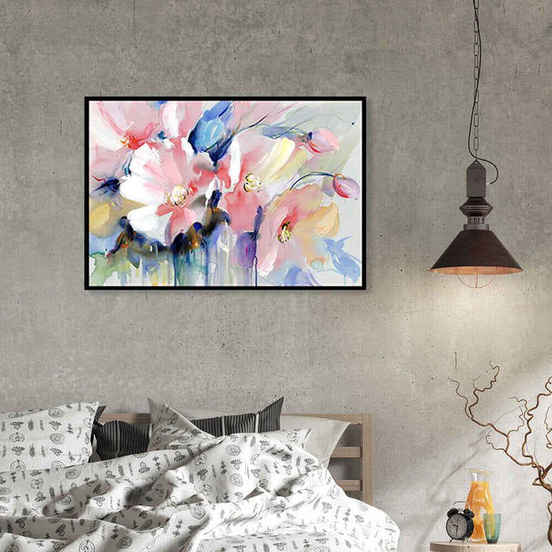 50x40cm Flower Cluster DIY Paint By Numbers Set Canvas Oil Painting No Frame