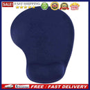 Silicone Wrist Rest Support Mouse Pad PU Anti-slip Hand Pillow(Dark Blue)
