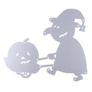 Halloween Witch Carry Pumpkin Metal Dying Cutting Dies For Scrapbook DIY A