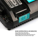 Charging Dock Cable Adaptor Battery Charger For Makita 14.4V 18V BL1830 BL1430