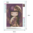 5D DIY Full Drill Diamond Painting Little Girl Cross Stitch Embroidery Kit