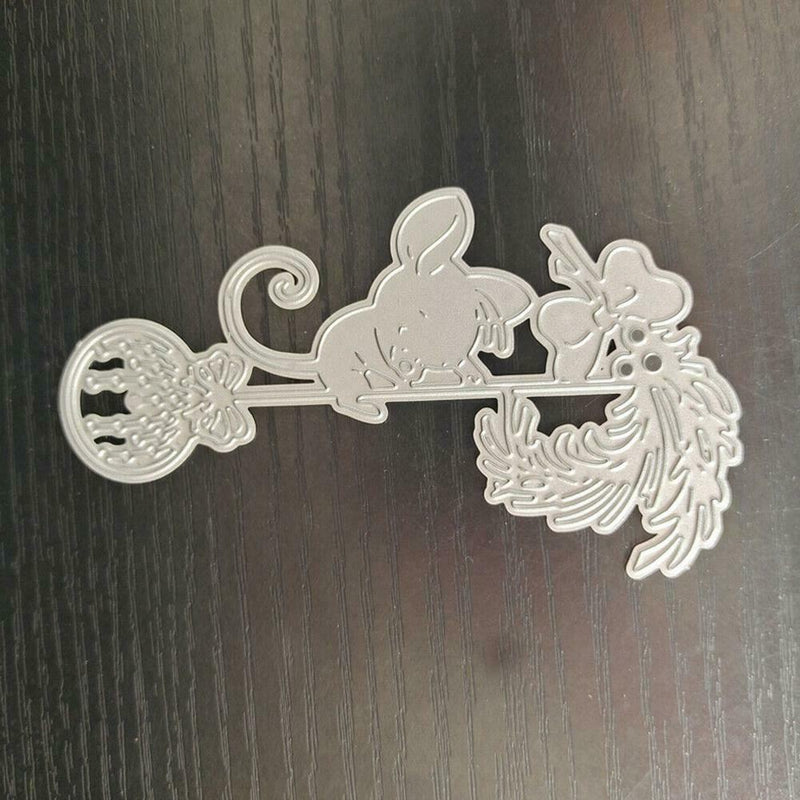 Christmas Mouse Metal Cutting Dies Scrapbooking Stencil Paper Decor DIY M1G9