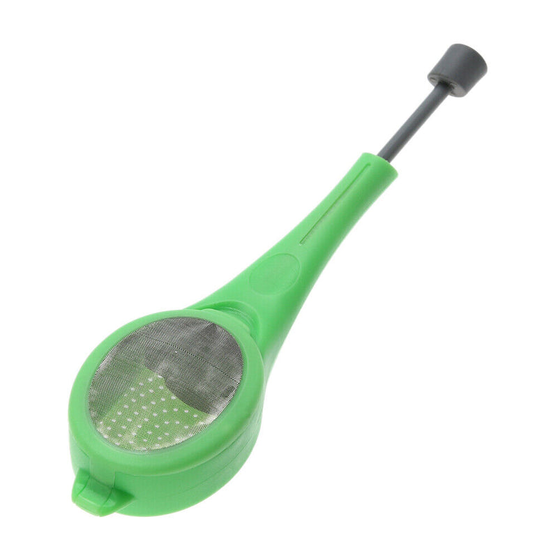 Healthy Silicone Tea Strainers Filters Infuser Filtering Tools (Green) Newly