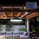 LED Solar Lamp Remote Ceiling Light Outdoor Garden Hanging Decor (A) Newly