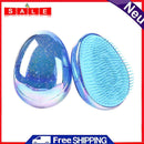 Portable Round Shape Hair Comb Egg Anti-Static Massage Hair Styling Brush Tools