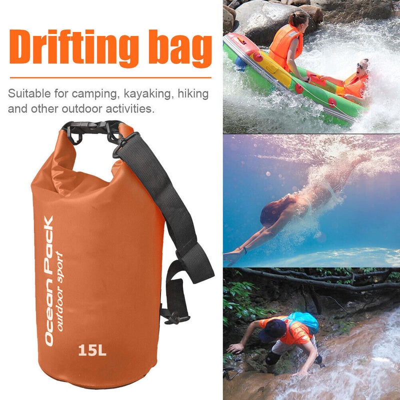 #A Waterproof Swimming Bag Dry Sack Lightweight Phone Camera Pouch Floating Boat