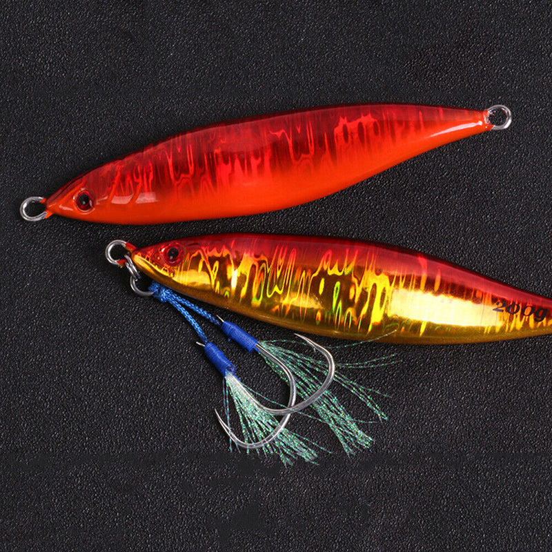S Shaped Luminous Fishing Lure 12cm 160g Metal Artificial Bait (JIG81-4)