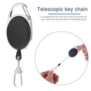 Fly Fishing Keyring Retractor Retractable Keychain Reel Badge Holder (5pcs)
