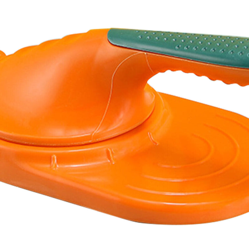 Manual Dumpling Skin Mold Kitchen Lazy Jiaozi Maker Dough Press (Orange)