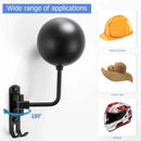 Motorcycle Helmet Rack 180 Degree Rotation Helmet Storage with Hooks (A) Newly