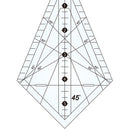 Art Ruler Squedge Transparent Quilting Sew Patchwork Ruler (45 8 in) Newly