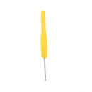 8 sizes Soft Plastic Handle Home Aluminum Crochet Knit Hook Needle Yellow Newly