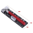 4pin 6pin SATA Power PCI Express 1X to 16X Extender Risercard for Mining