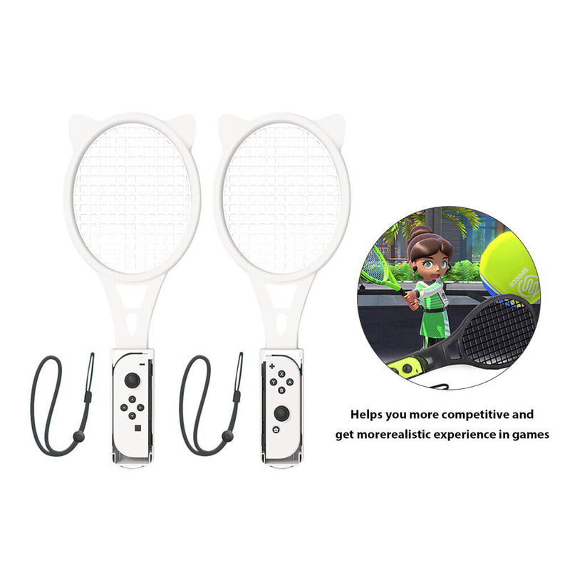 Tennis Game Controller Gamepad Games Joystick for NS Tennis Racket (White) Newly