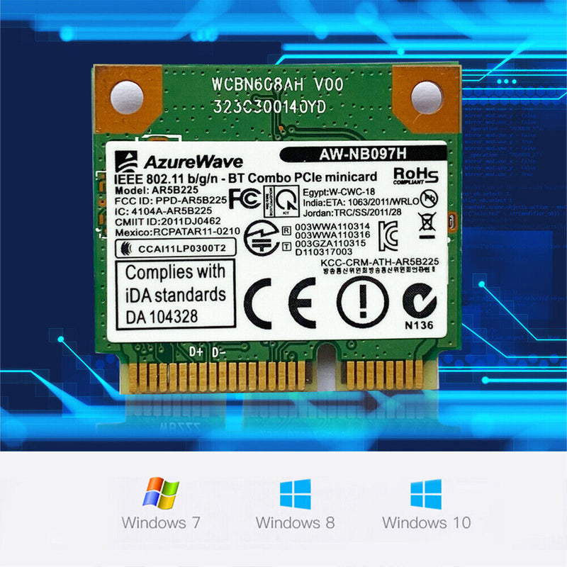 AR5B225 2 in 1 Desktop Computer Wireless Card Bluetooth-Compatible Cards Newly