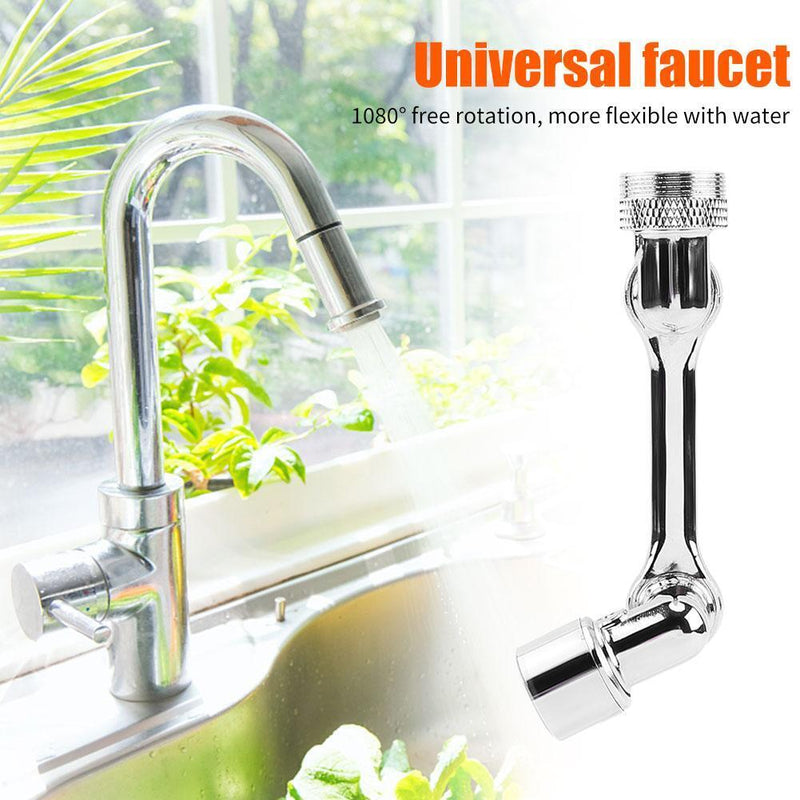 Kitchen Bathroom Extend Faucet Universal Sink Basin Tap Nozzle (Single)