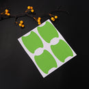 4pcs Carbon Fiber Car Exterior Door Handle Cup Protector Stickers (Green) Newly