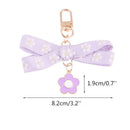 Keyrings Car Key Chain Bag Pendant Sunflower Keychain Keychain Ribbon Keychains
