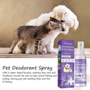 50ml Pet deodorant spray dog cat body odor feces cleaning deodorant G7N9