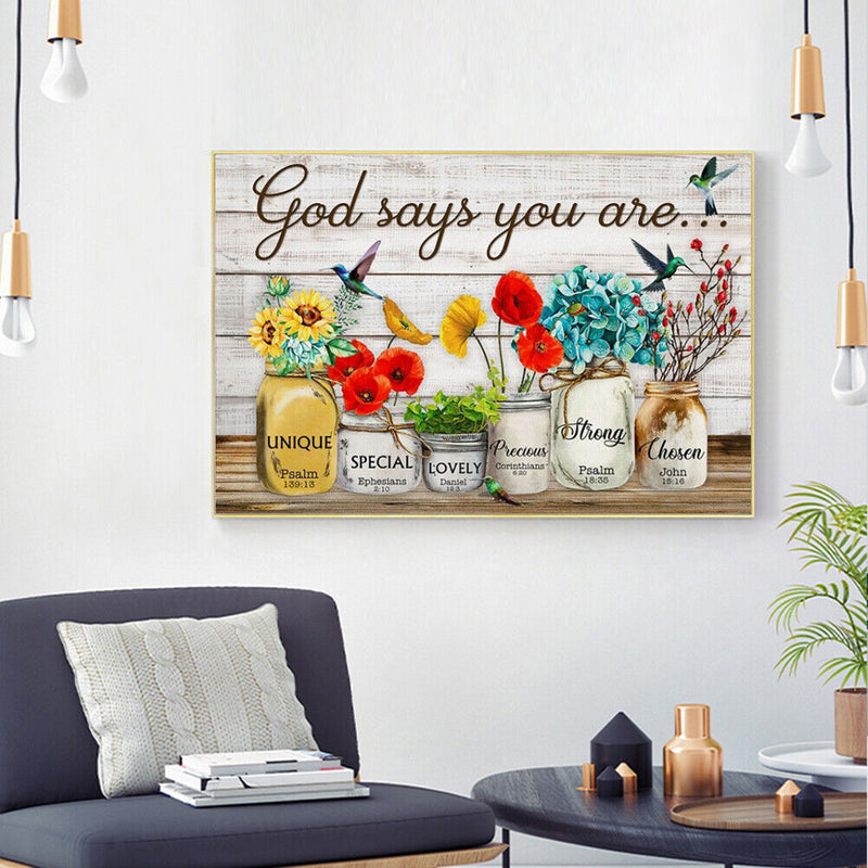 5D DIY Full Round Drill Diamond Painting Art Mosaic Birds Rhinestone Drawin