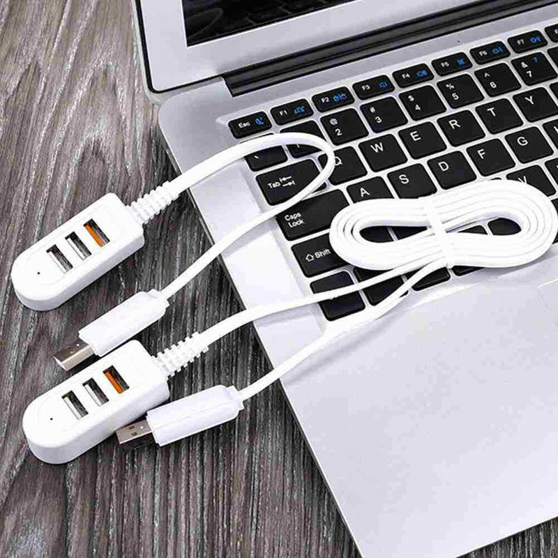 High Speed 4 Port USB2.0 Multi HUB Splitter Expansion Desktop T1H E8L1 PC C6W0