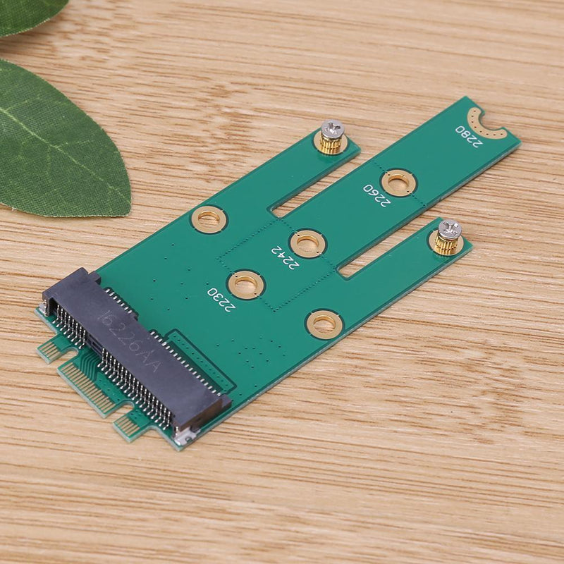 NGFF M.2 B + M Key to mSATA Mini PCI-E SATA 3.0 SSD Male Converter Card